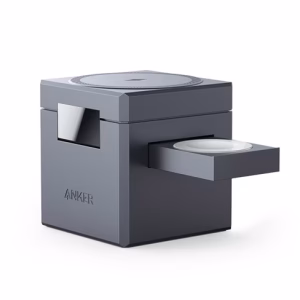 Anker 3-In-1 Cube With Magsafe Gray
