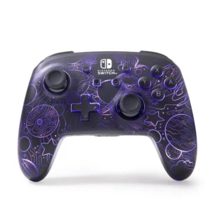 PowerA Enhanced Wireless Controller with Lumectra Etched for Nintendo Switch-Galactic Vortex