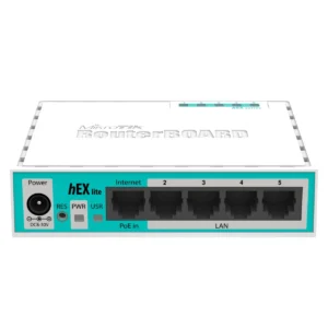 MikroTik RB750r2 hEX lite Ethernet Router