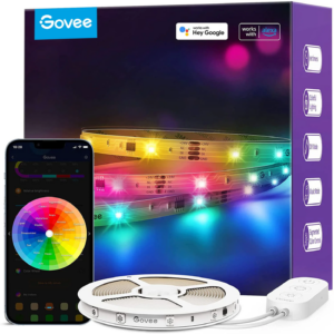 Govee RGBIC Basic Wi-Fi + Bluetooth LED Strip Lights (10 Meters)
