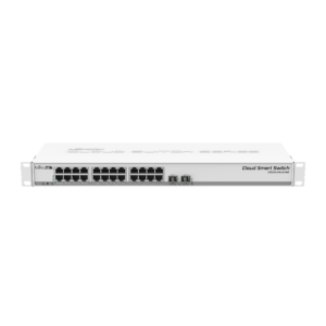 MikroTik CSS326-24G-2S+RM SwOS powered 24 port Gigabit Ethernet switch 2x SFP+ 1U Rackmount