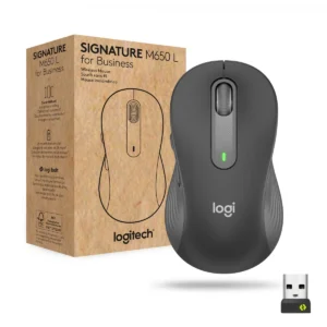 Logitech Signature M650 L Wireless Mouse for Business - Graphite