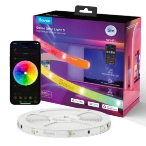 Govee RGBIC Wi-Fi + Bluetooth LED Strip Lights With Protective Coating (5M)
