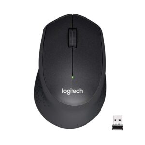 Logitech M331 Silent Plus Wireless Mouse - Black