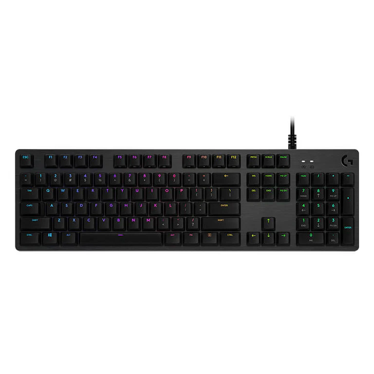 Logitech G512 CARBON LIGHTSYNC RGB Gaming Keyboard with GX Brown switches