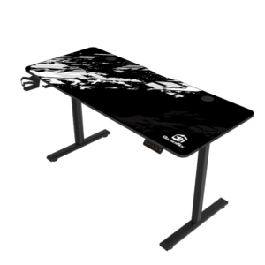 GamerTek GT-Elevate X Gaming Desk - White & Black