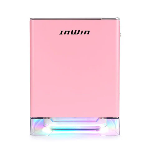 Inwin A1 Prime ITX Case With 750w PSU Pink Gaming Case