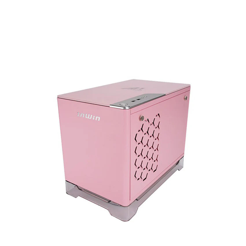 Inwin A1 Prime ITX Case With 750w PSU Pink Gaming Case