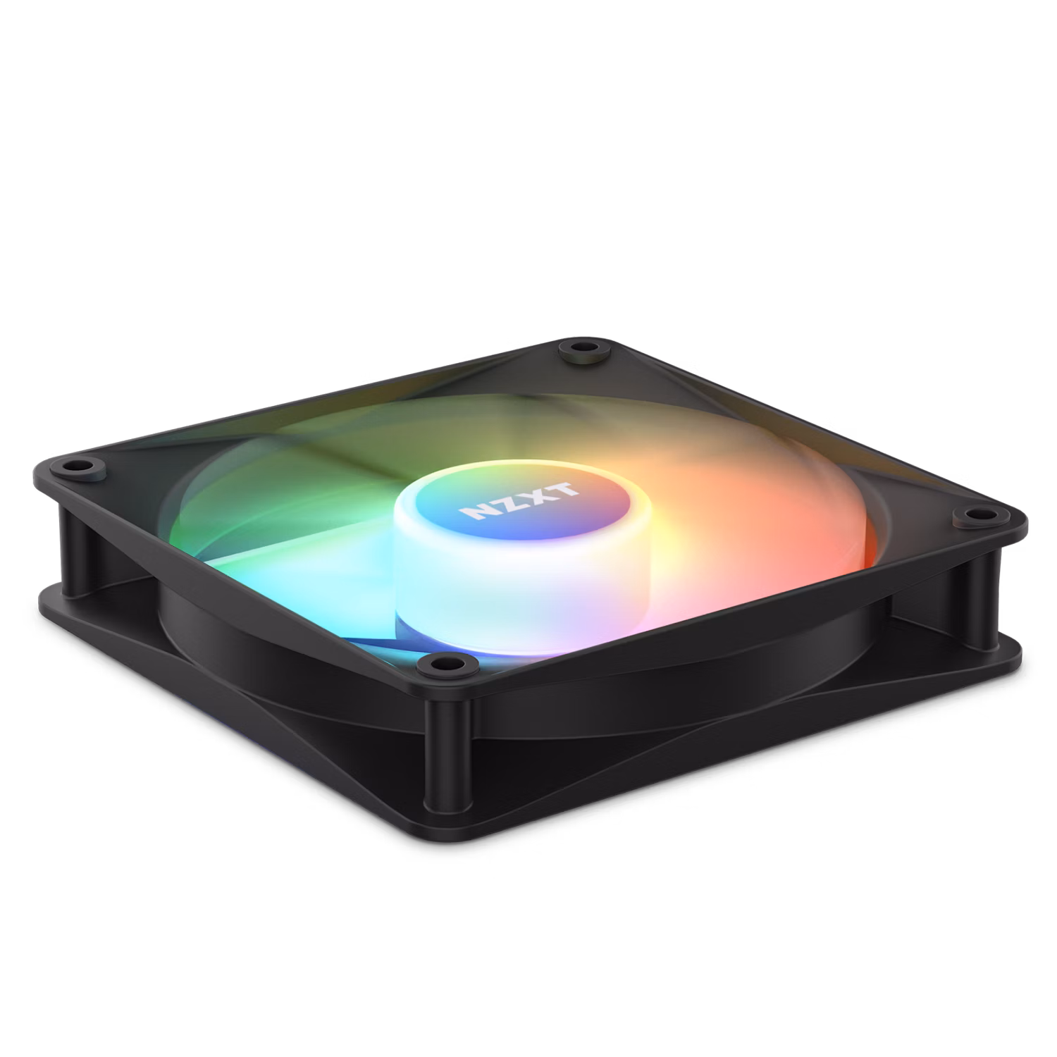 NZXT F140 RGB Core Twin Pack 2 x 140mm Hub-Mounted RGB Fans & RGB Controller