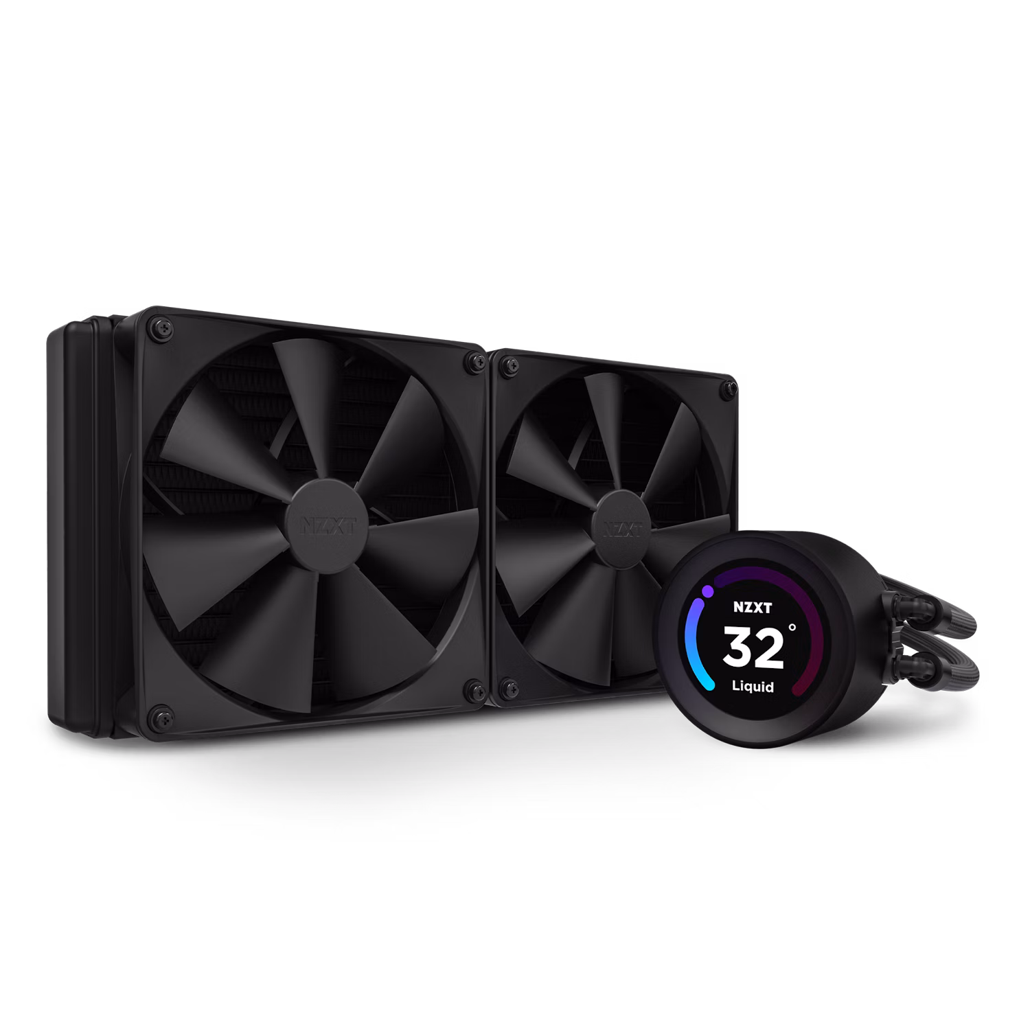 NZXT Kraken Elite 280 Non-RGB AIO Liquid Cooler with LCD Display