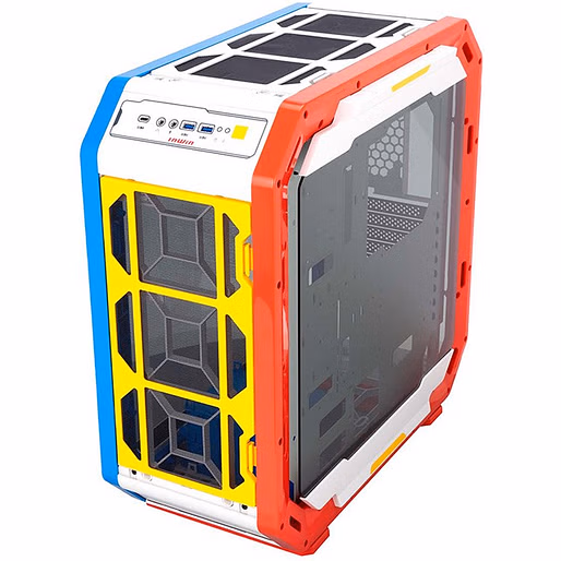 Inwin AirForce Mid-Tower ATX Case - Justice White