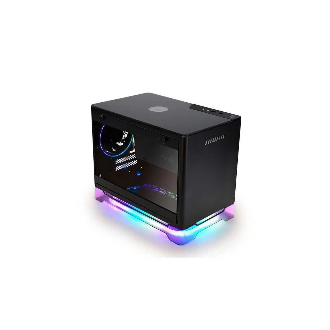 Inwin A1 Prime ITX Case With 750w PSU Black Gaming Case