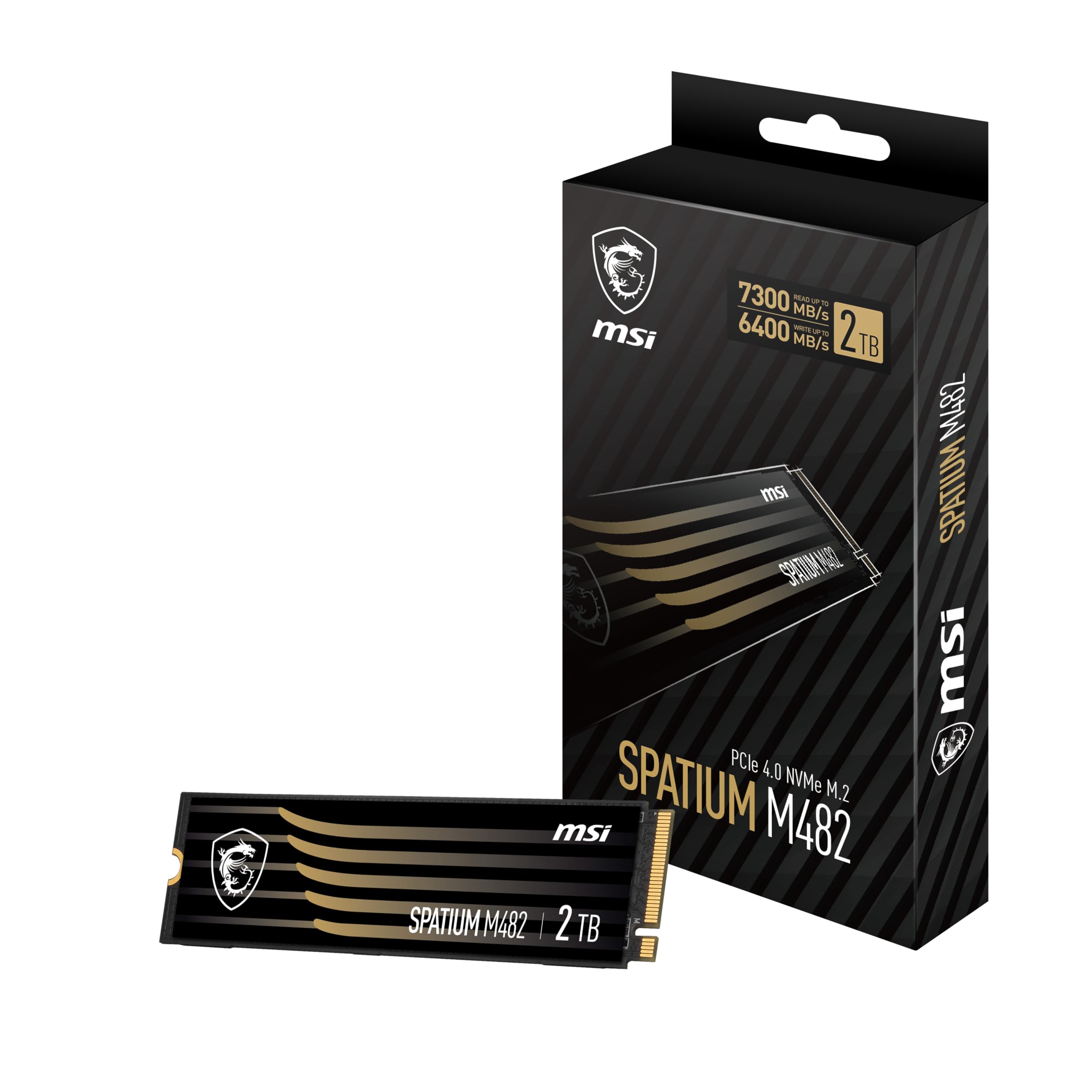 MSI Spatium M482 PCIe 4.0 NVMe M.2 2TB SSD