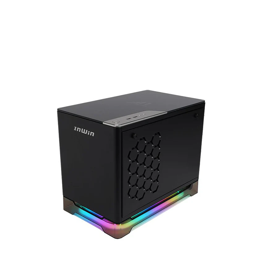 Inwin A1 Prime ITX Case With 750w PSU Black Gaming Case