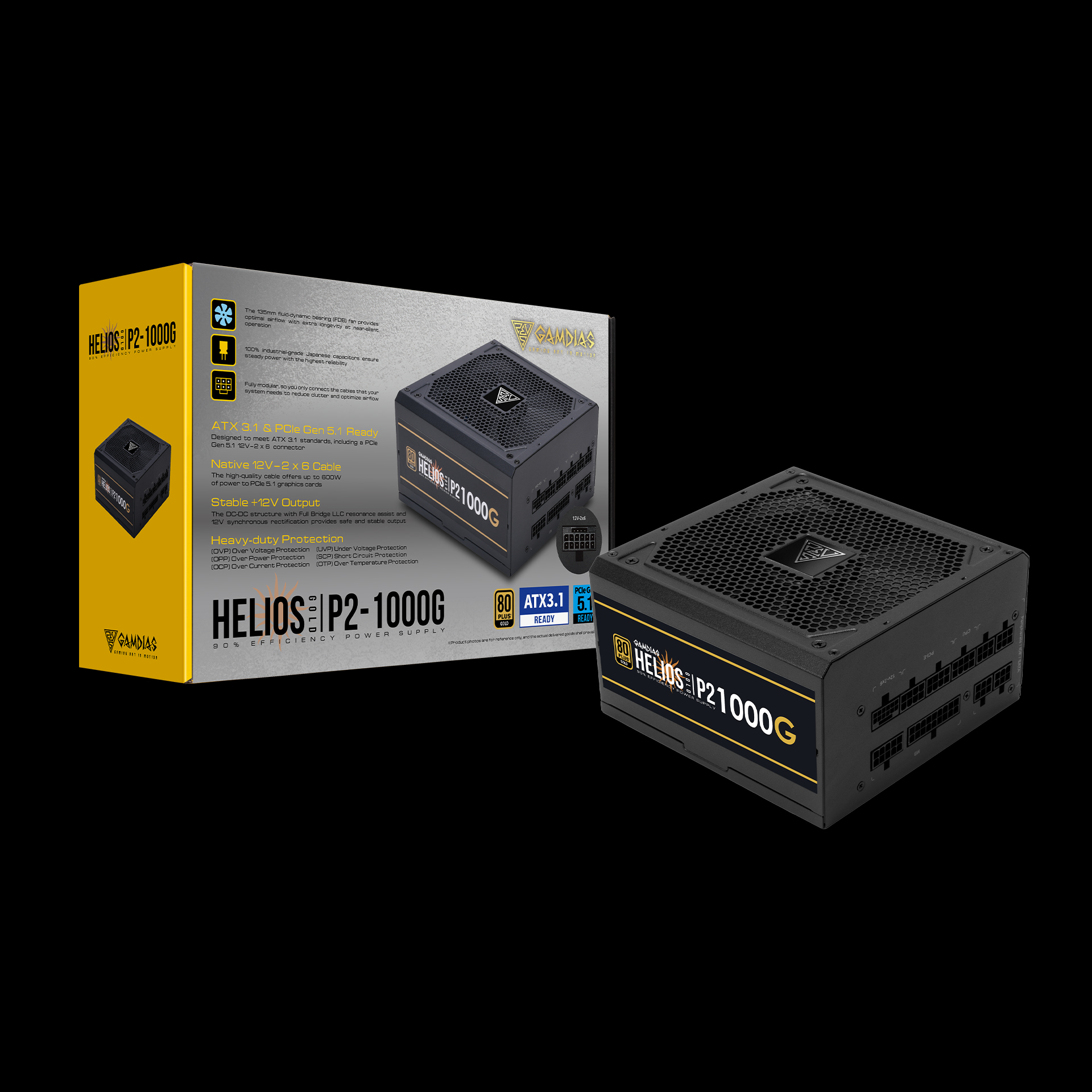 Gamdias Helios P2 1000G Power Supply