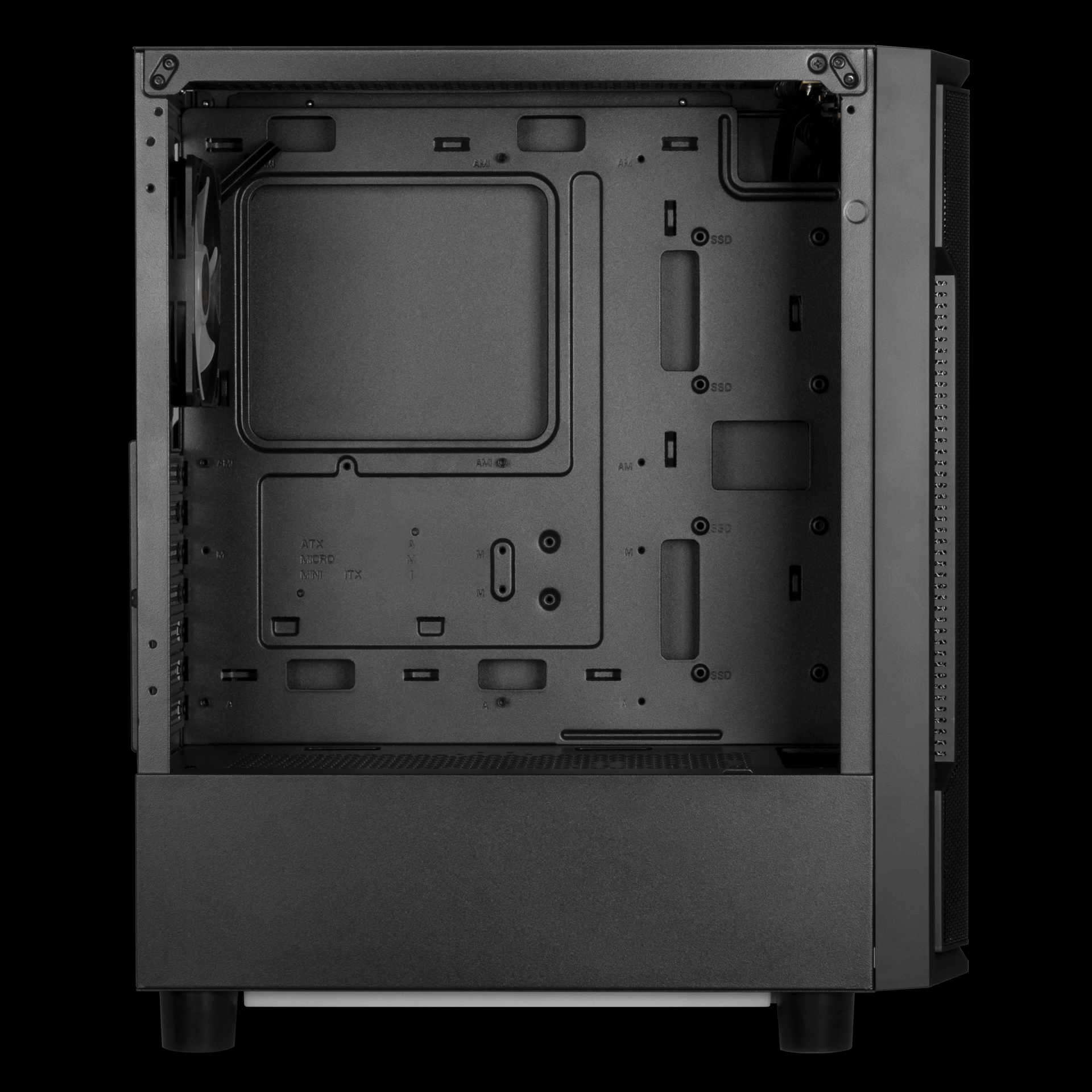 Gamdias Athena M6 Mid Tower Black Gaming Case