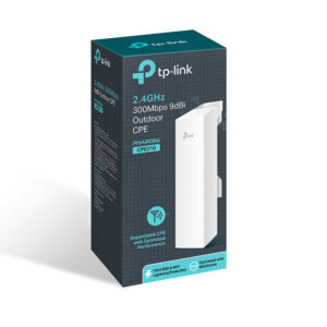 TP‑Link CPE210 – 2.4 GHz 300 Mbps 9 dBi Outdoor CPE (Point-to-Point & Coverage)