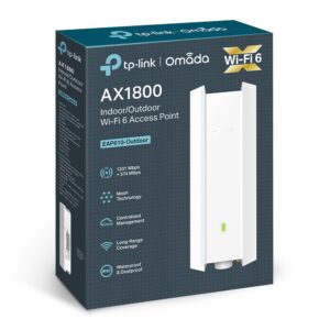 TP-Link Omada EAP610-Outdoor – AX1800 WiFi 6 Dual-Band Outdoor Access Point