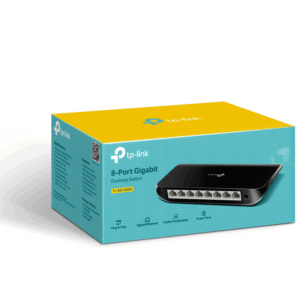 TP‑Link TL‑SG1008D 8-Port Gigabit Desktop Switch
