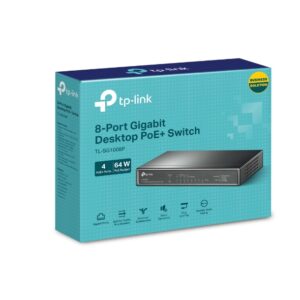 TP-Link TL-SG1008P 8-Port Gigabit Switch with 4-Port PoE+
