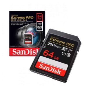 SanDisk Extreme Pro SD UHS I 512GB Card 4K Video 200MB/
