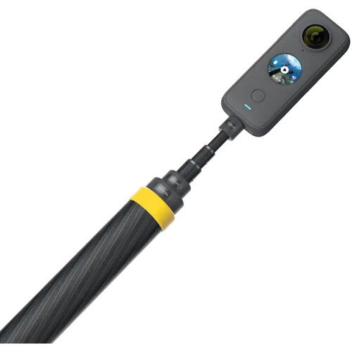 Insta360 Extended Selfie Stick (14″-118″) – Carbon-Fiber Pole for X3, X4 & ONE Series