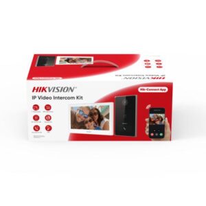 Hikvision DS-KIS608-P 2MP IP Video Intercom Kit with 7″ Touch Monitor & Wi-Fi