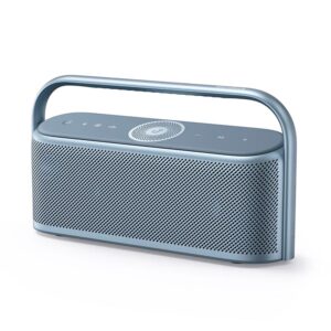 Anker Soundcore Motion X600 – 50W Surround Sound Waterproof Portable Bluetooth Speaker with Spatial Audio – A3130031 – Lunar Blue
