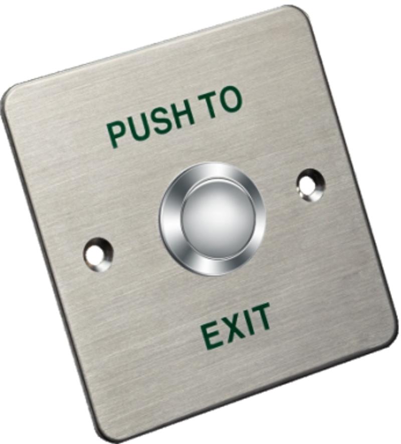 Hikvision DS-K7P01 – Metal Exit / Emergency Push-Button for Access Control
