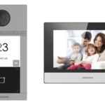 Hikvision DS-KIS604-S(C) 7″ Touch IP Video Intercom Kit with 1080p Outdoor Station & PoE/Wi-Fi