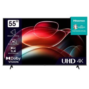 Hisense 55A6H – 55″ 4K UHD Smart TV with Dolby Vision & Google TV