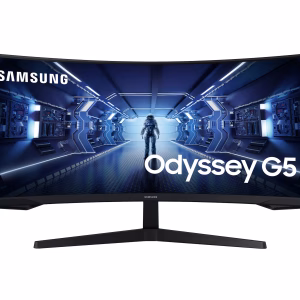 Samsung Odyssey G5 34″ – Curved Ultra-Wide QHD Gaming Monitor LC34G55T