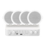 Hikvision DS-QAE0KA60206-4 60W Analog Audio Kit with 4 × 6W Ceiling Speakers