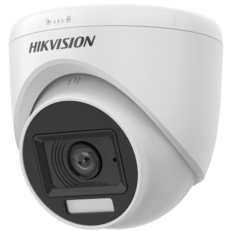 Hikvision DS-2CE76D0T-LPFS – 2MP Smart Hybrid-Light Audio Fixed Turret Camera