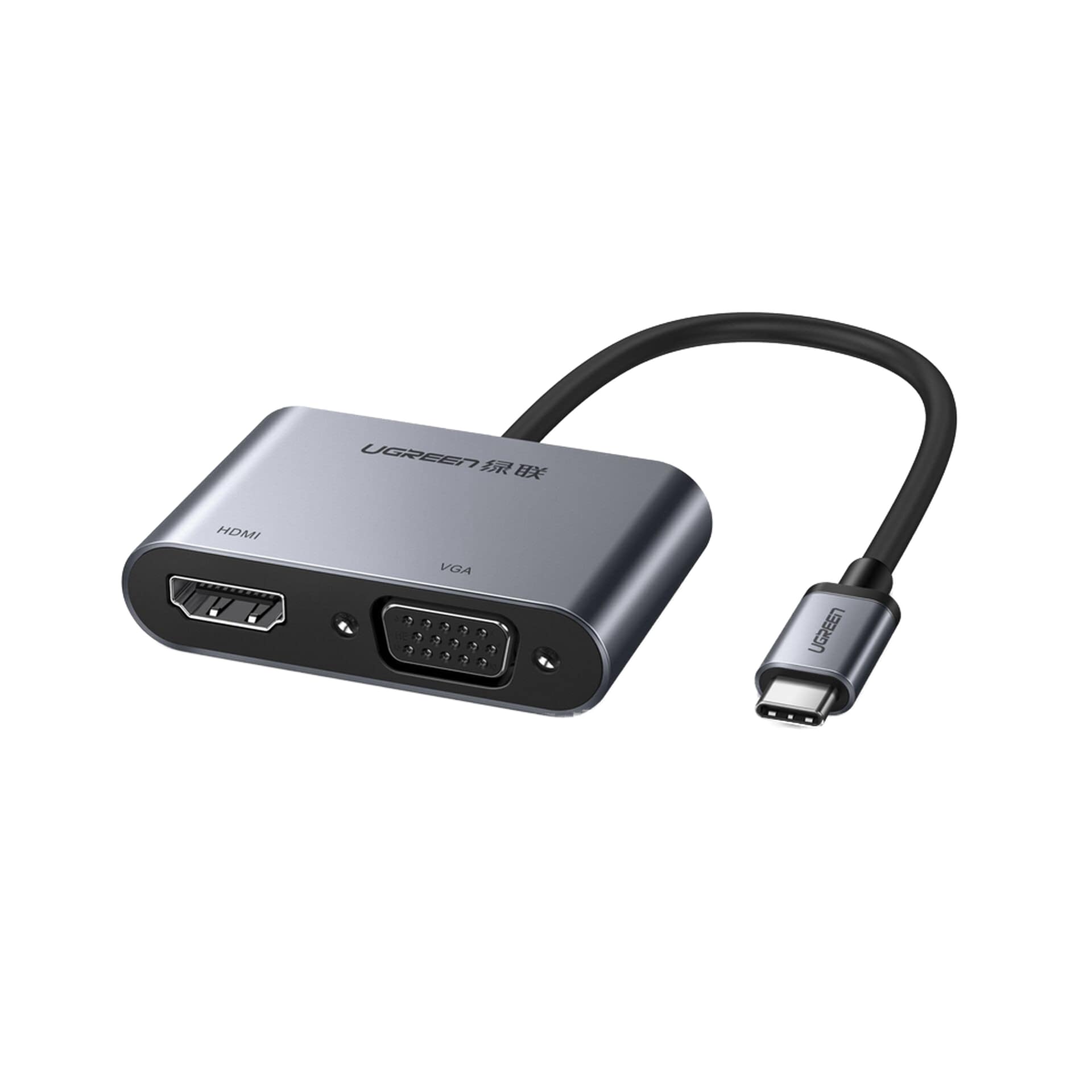 UGREEN CM162 4-in-1 USB-C Adapter – HDMI, VGA, USB 3.0 & 100W PD