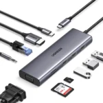 UGREEN CM498 10-in-1 USB-C Docking Station – HDMI, VGA, Ethernet, USB & SD/TF Hub
