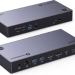 UGREEN Revodok Max 313 – 13-in-1 Thunderbolt 4 Docking Station (Dual 4K, Gigabit Ethernet, 60W PD)