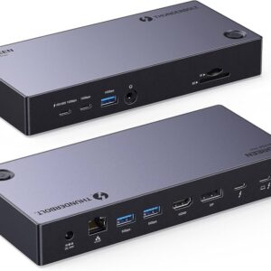 UGREEN Revodok Max 313 – 13-in-1 Thunderbolt 4 Docking Station (Dual 4K, Gigabit Ethernet, 60W PD)
