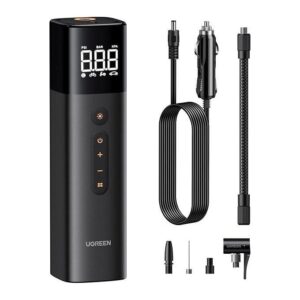 UGREEN ET501 Portable Car Tire Inflator – 150 PSI 12 V Air Compressor with Digital Display