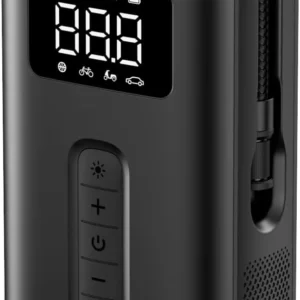 UGREEN Portable Cordless Electric Tyre Inflator – 150 PSI Max, Auto-Off, LED Light & Digital Gauge