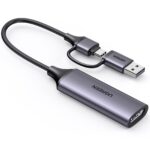 UGREEN CM716 HD USB Video Capture Card – 4K HDMI to USB Adapter for Streaming & Recording
