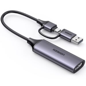 UGREEN CM716 HD USB Video Capture Card – 4K HDMI to USB Adapter for Streaming & Recording
