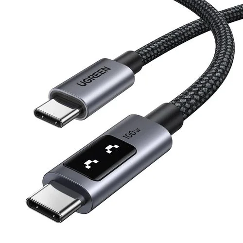 UGREEN L502 100 W USB-C Cable – 3 m Braided Fast Charging & Data Cable