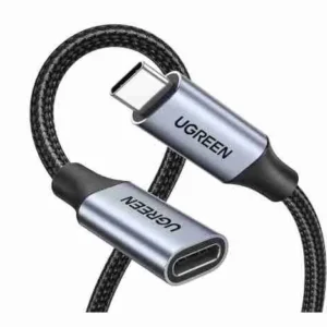 UGREEN US372 USB-C 3.1 Gen 2 Extension Cable – 10 Gbps, PD100W, 0.45 m