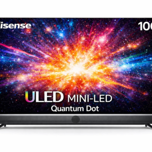 Hisense 100″ ULED Mini-LED 144Hz Smart TV 100U7Q – Dolby Vision IQ & Built-in Subwoofer