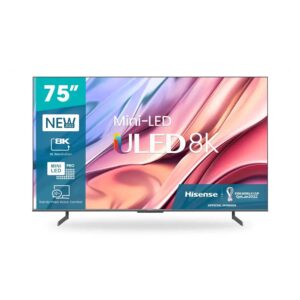 Hisense 75″ 8K ULED Mini-LED 165Hz Smart TV 75U80H – Dolby Vision IQ & Dolby Atmos