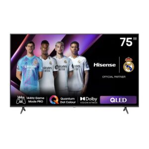 Hisense 75″ QLED 4K 144Hz Smart TV 75Q7QKEN – Dolby Vision, Dolby Atmos & HDMI 2.1