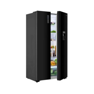 Hisense REF668DR 549L Non-Frost Side by Side Fridge Black with Water Dispenser