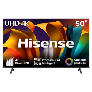 Hisense 50″ LED Smart 2K FHD Frameless TV 50A4QKEN – Full HD Vidaa Smart TV