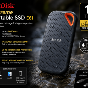 SanDisk Extreme Portable SSD E61 1TB